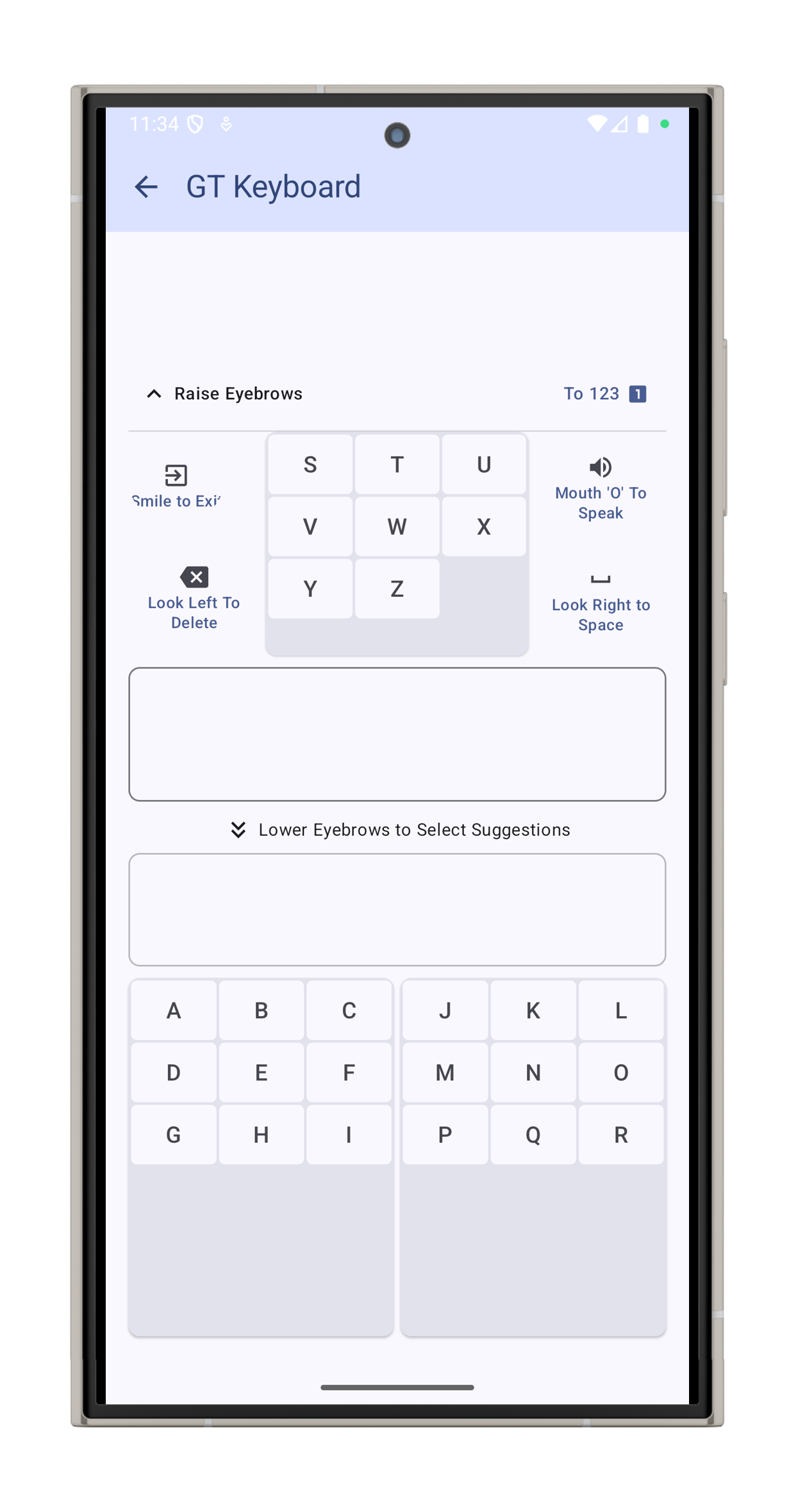GazeyTalk Android app
